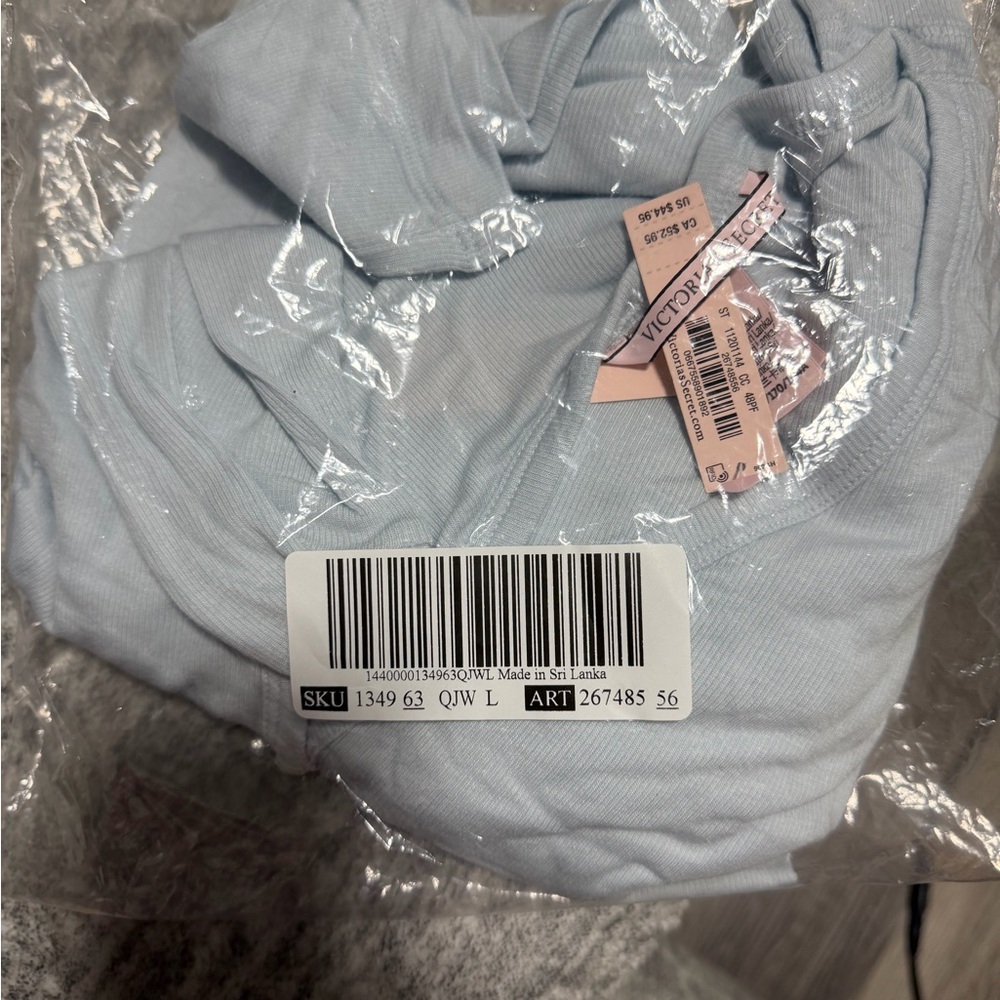 Victoria's Secret Soft Blue PJ Set